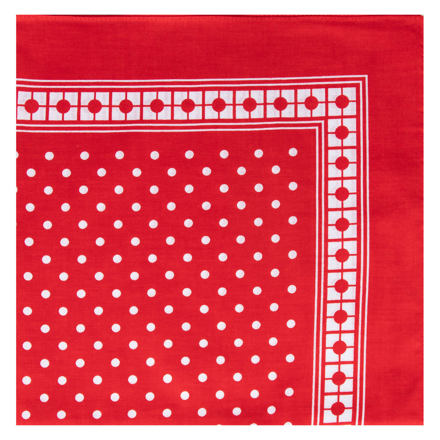 Nickytuch mit Punkten - Farbe rot