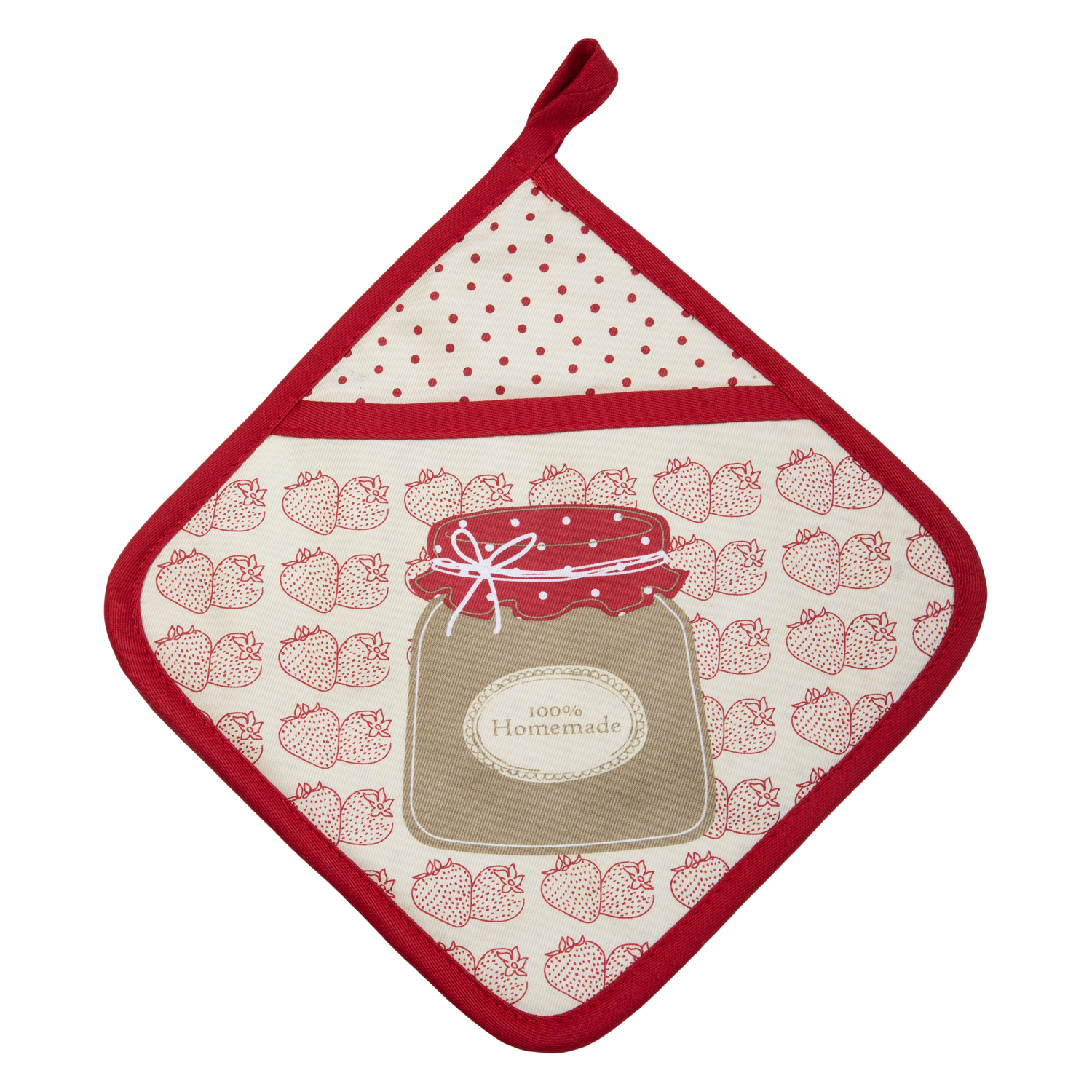 Topflappen mit Eingriff - Homemade (Küchengreifhilfe)