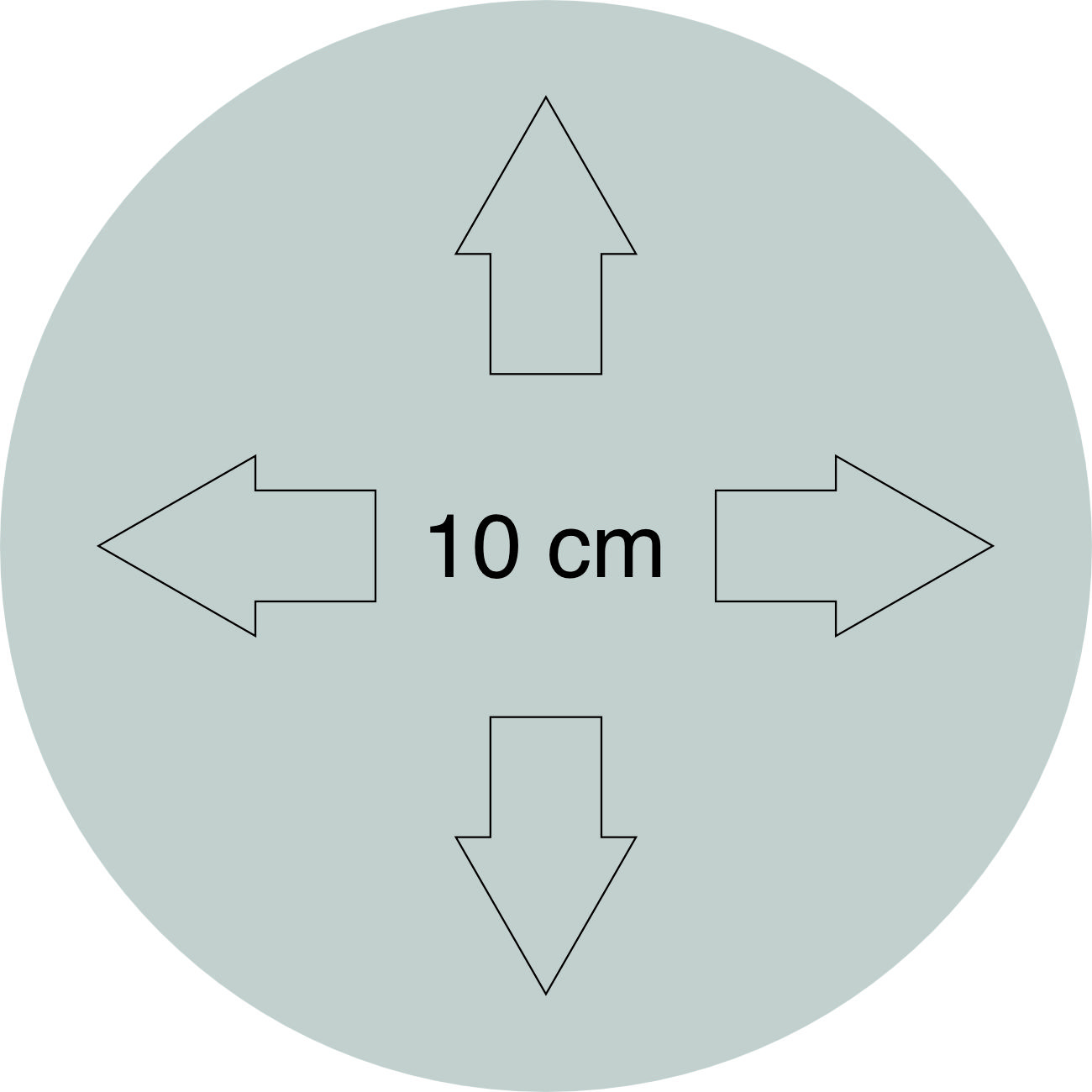Glasuntersetzer 6er Pack Kaja rund - Farbe terra