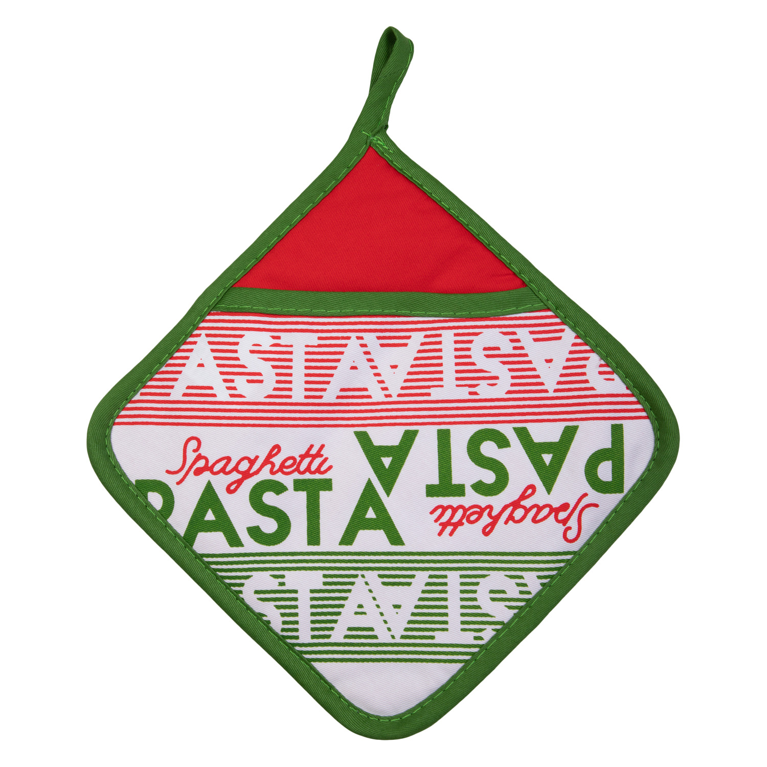 Topflappen mit Eingriff - Tri Colori (Küchengreifhilfe)