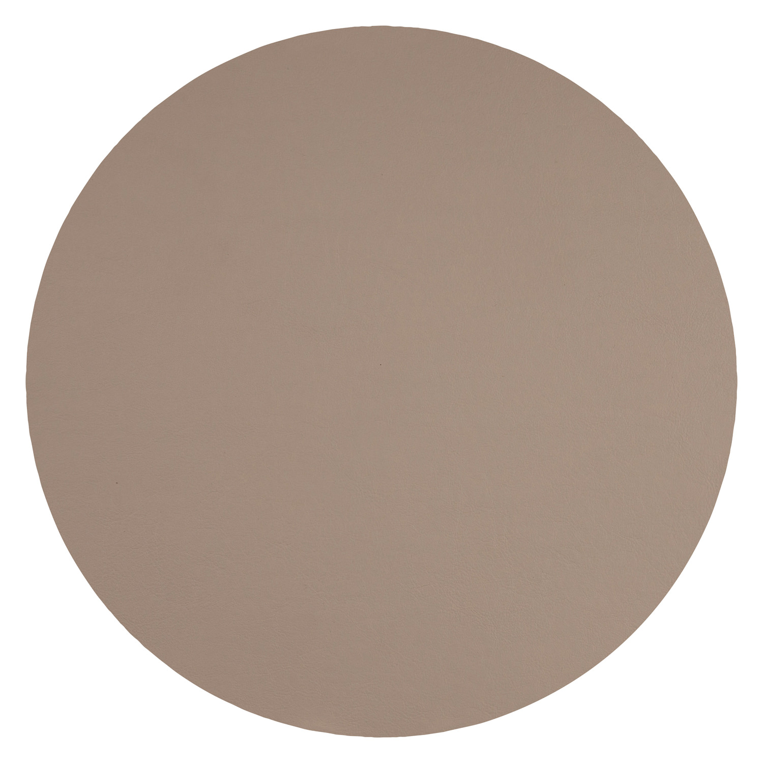 Glasuntersetzer 6er Pack Kaja rund - Farbe taupe