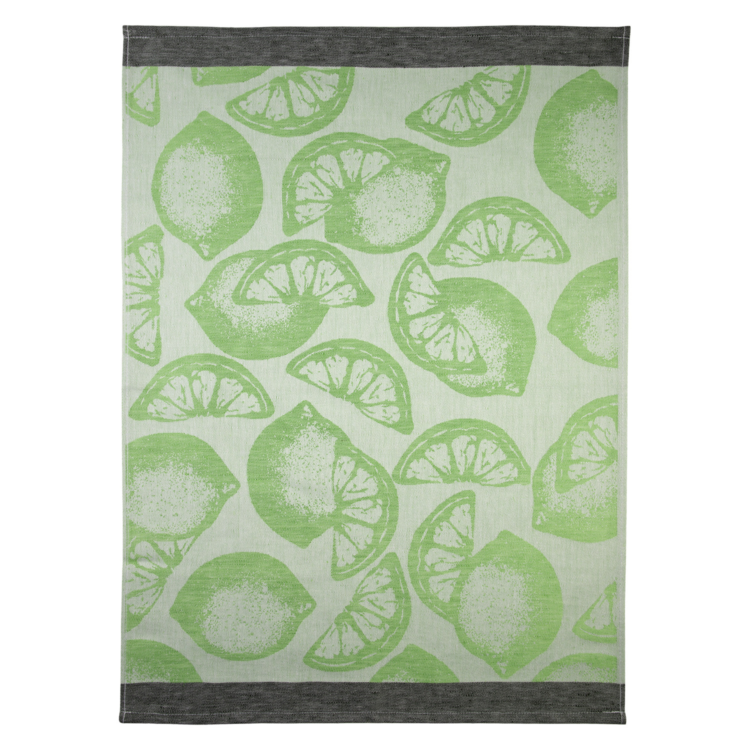Geschirrtuch Halbleinen jacquard - Limette