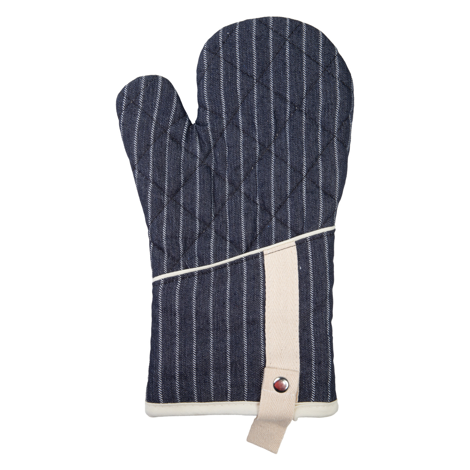 Ofenhandschuh (PSA) gestreift - Farbe marine