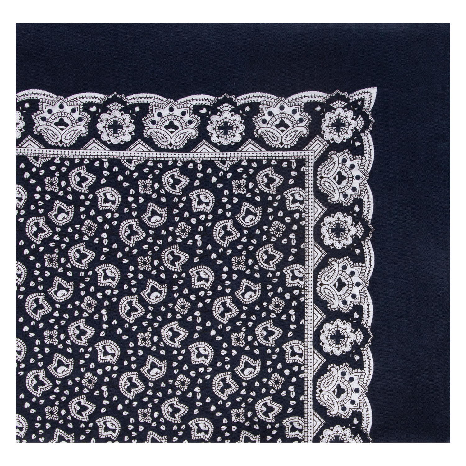 Nickytuch mit Muschelmuster - Farbe marine