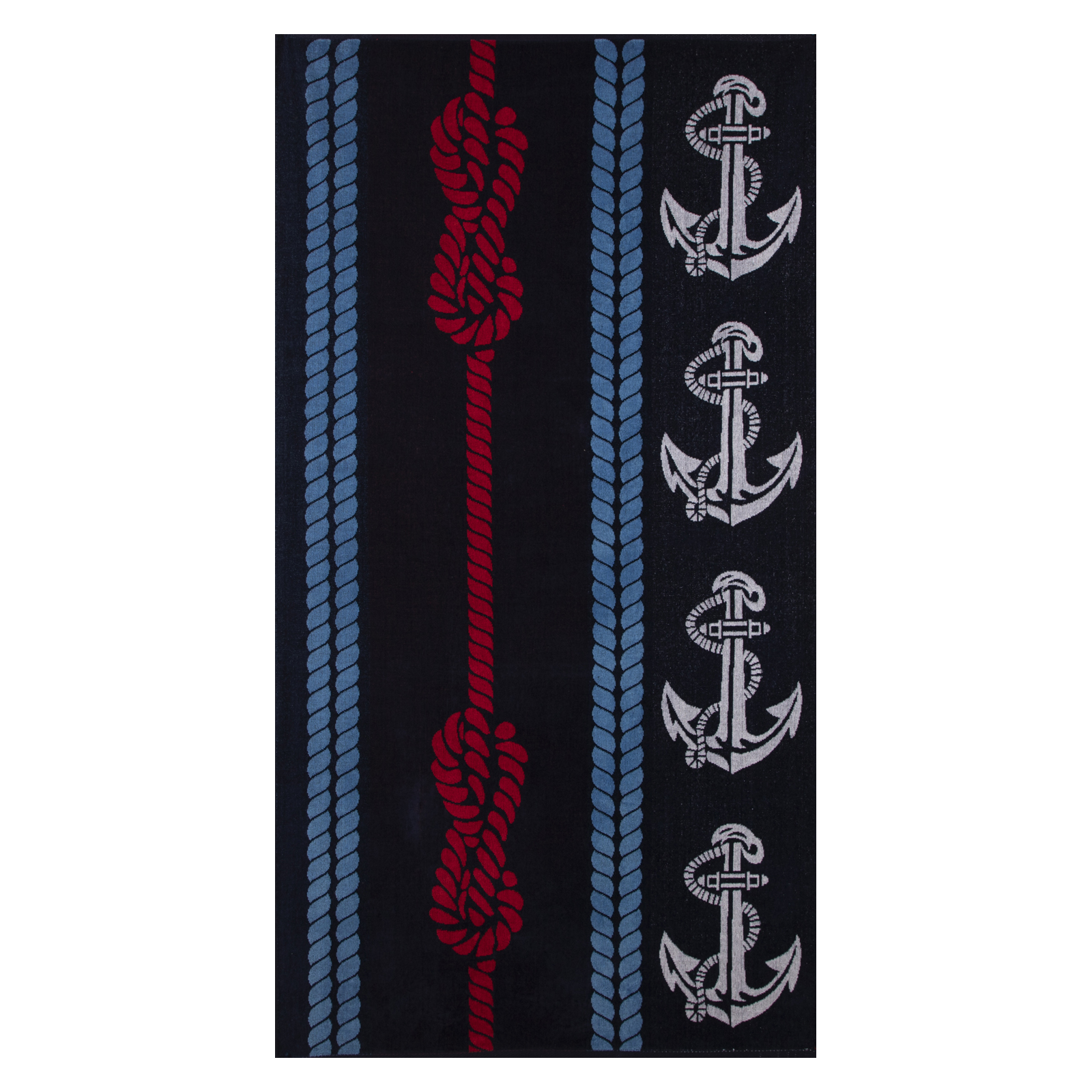 Strandtuch Design Rope & Anchor