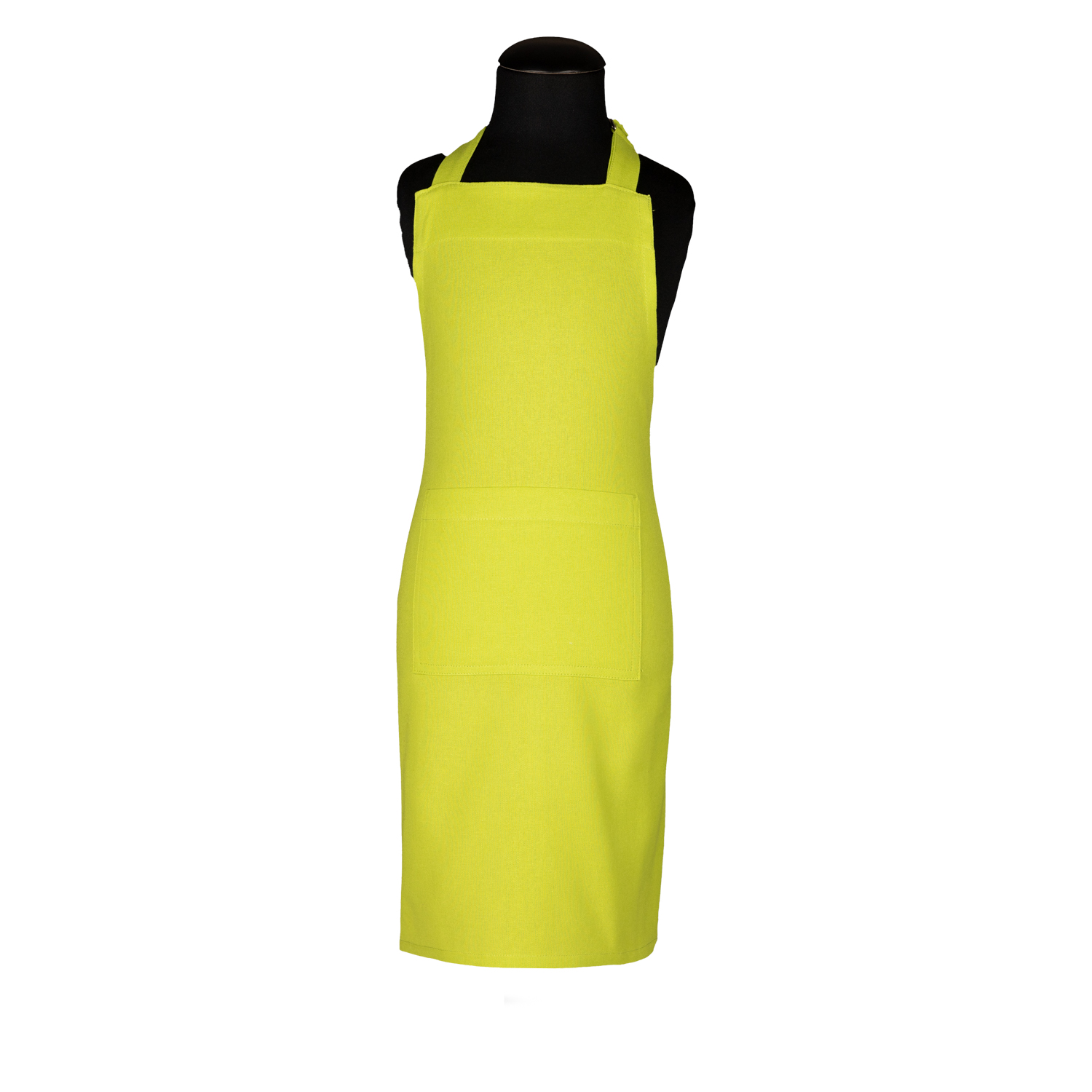 Kinderschürze uni anis - mit Tasche