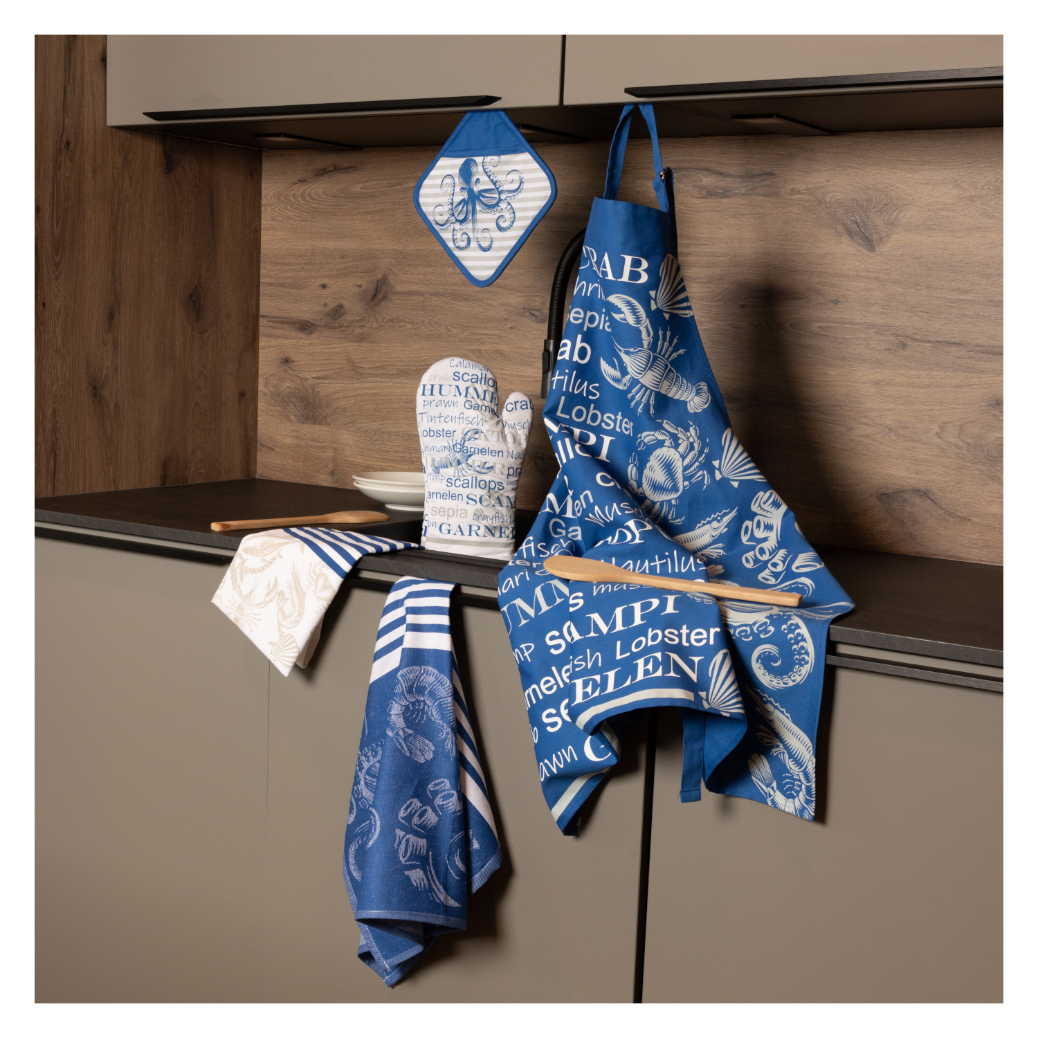 Topflappen mit Eingriff - Nautilus (Küchengreifhilfe)