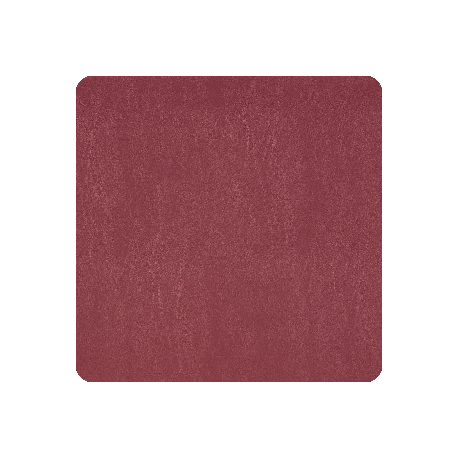 Glasuntersetzer 6er Pack Kaja eckig - Farbe rot
