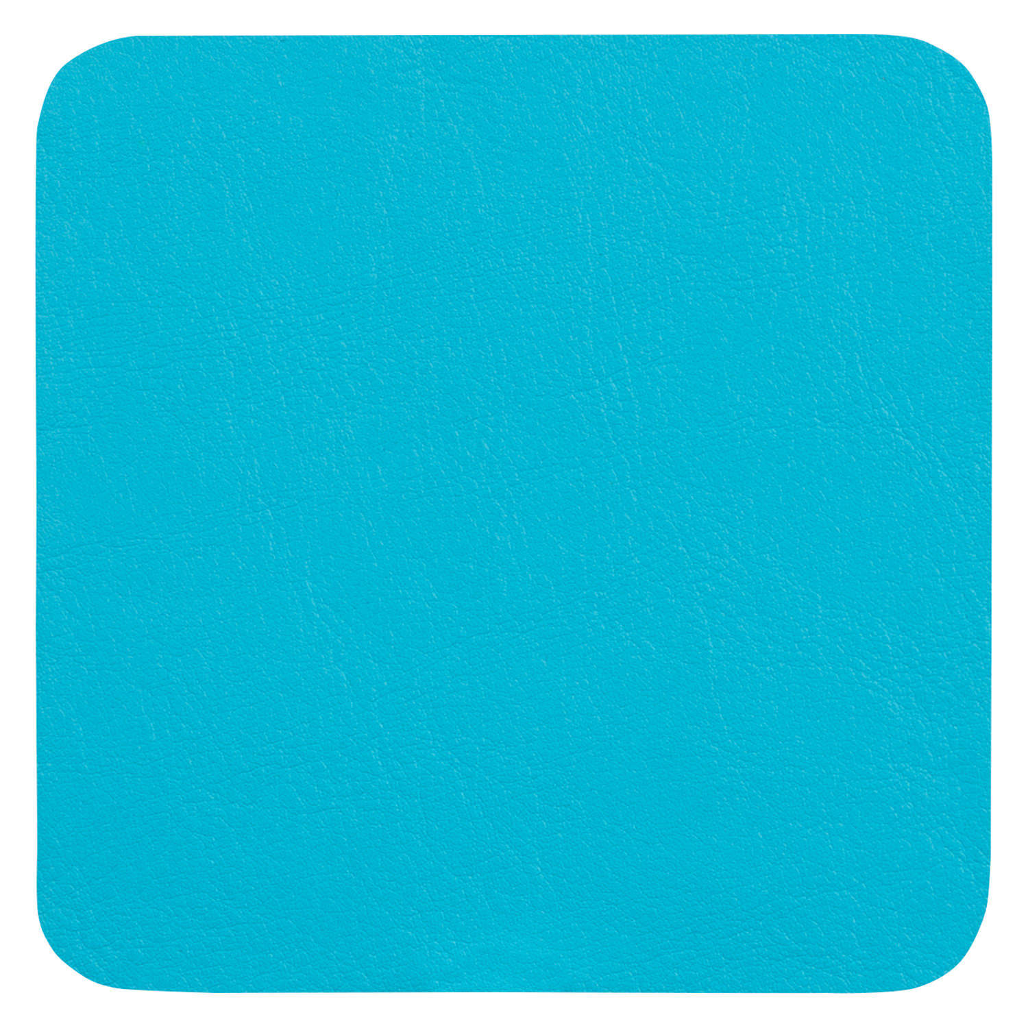 Glasuntersetzer 6er Pack Kaja eckig - Farbe türkis