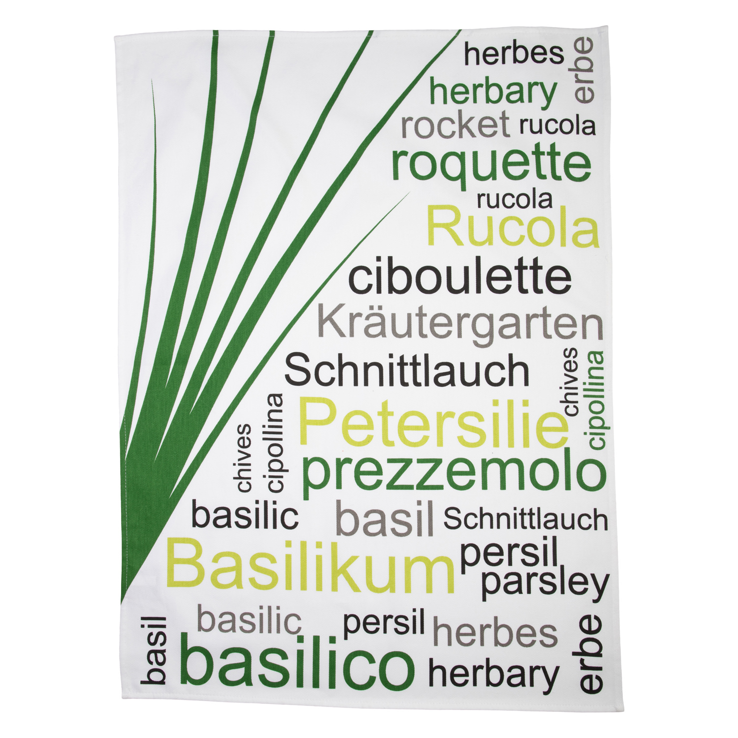 Geschirrtuch bedruckt - Herbary