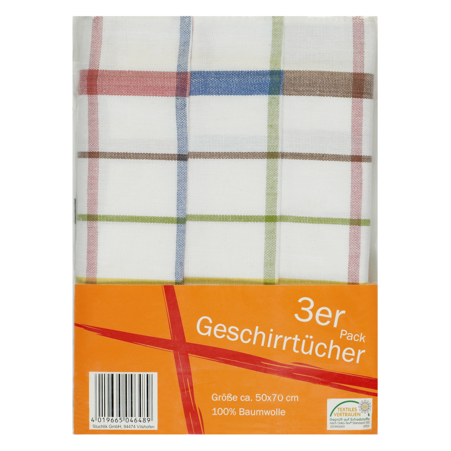 Geschirrtuch 3er Pack Karo