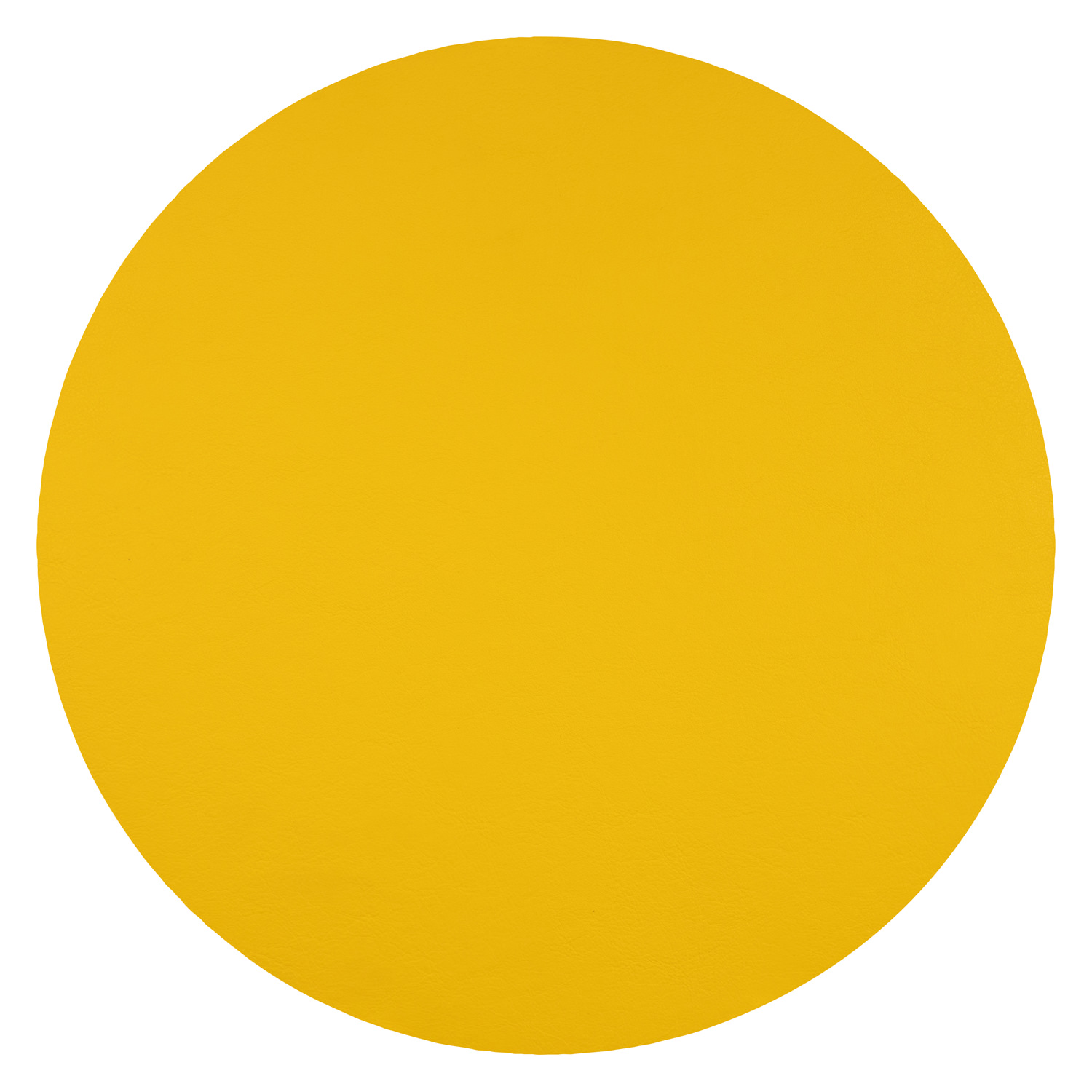 Glasuntersetzer 6er Pack Kaja rund - Farbe senfgelb