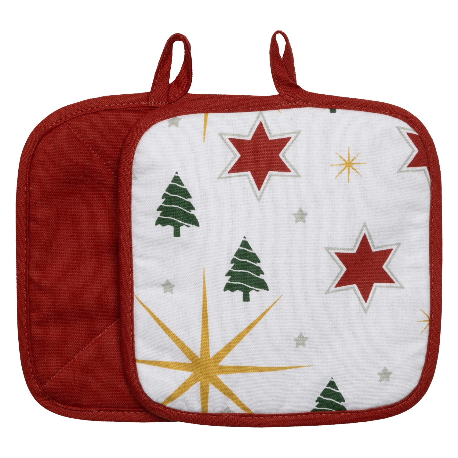 Topflappen 2er Pack X-Mas Edition - X-Mas Tree (Küchengreifhilfe)