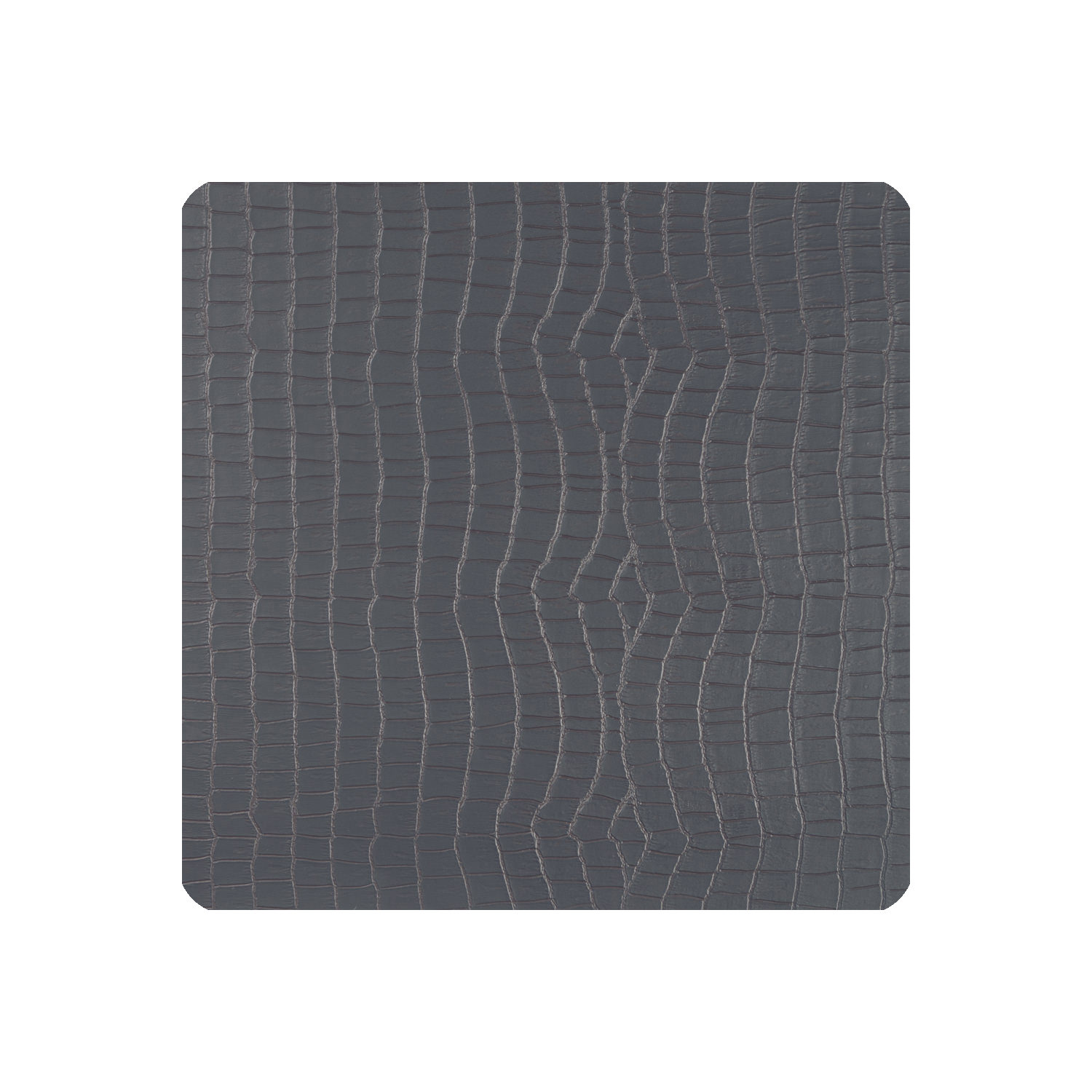 Glasuntersetzer 6er Pack Orinoco eckig - Farbe anthrazit