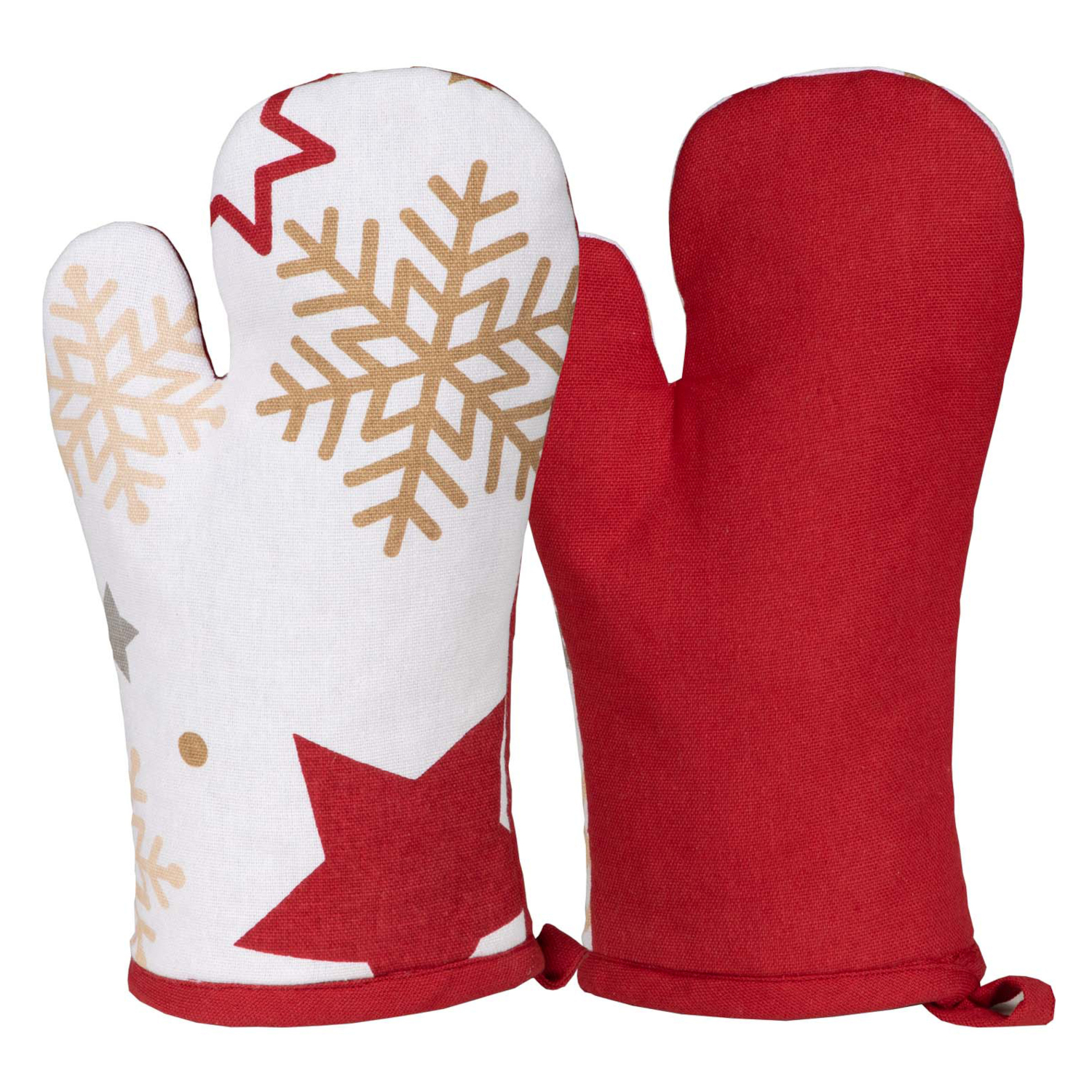 Ofenhandschuh (PSA) 2er Pack Stardust - winterliches Küchenthema