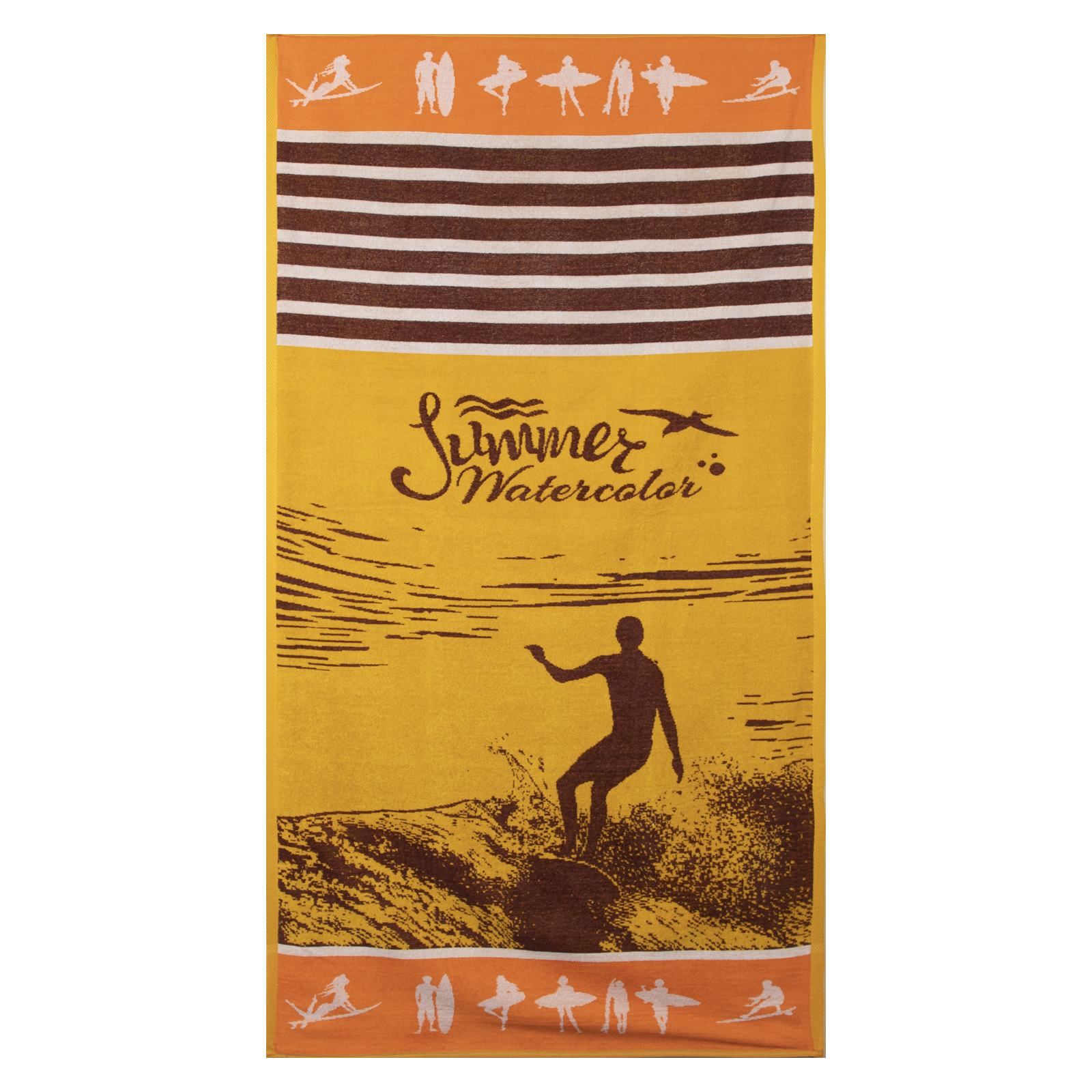 Strandtuch Design Summer Watercolor