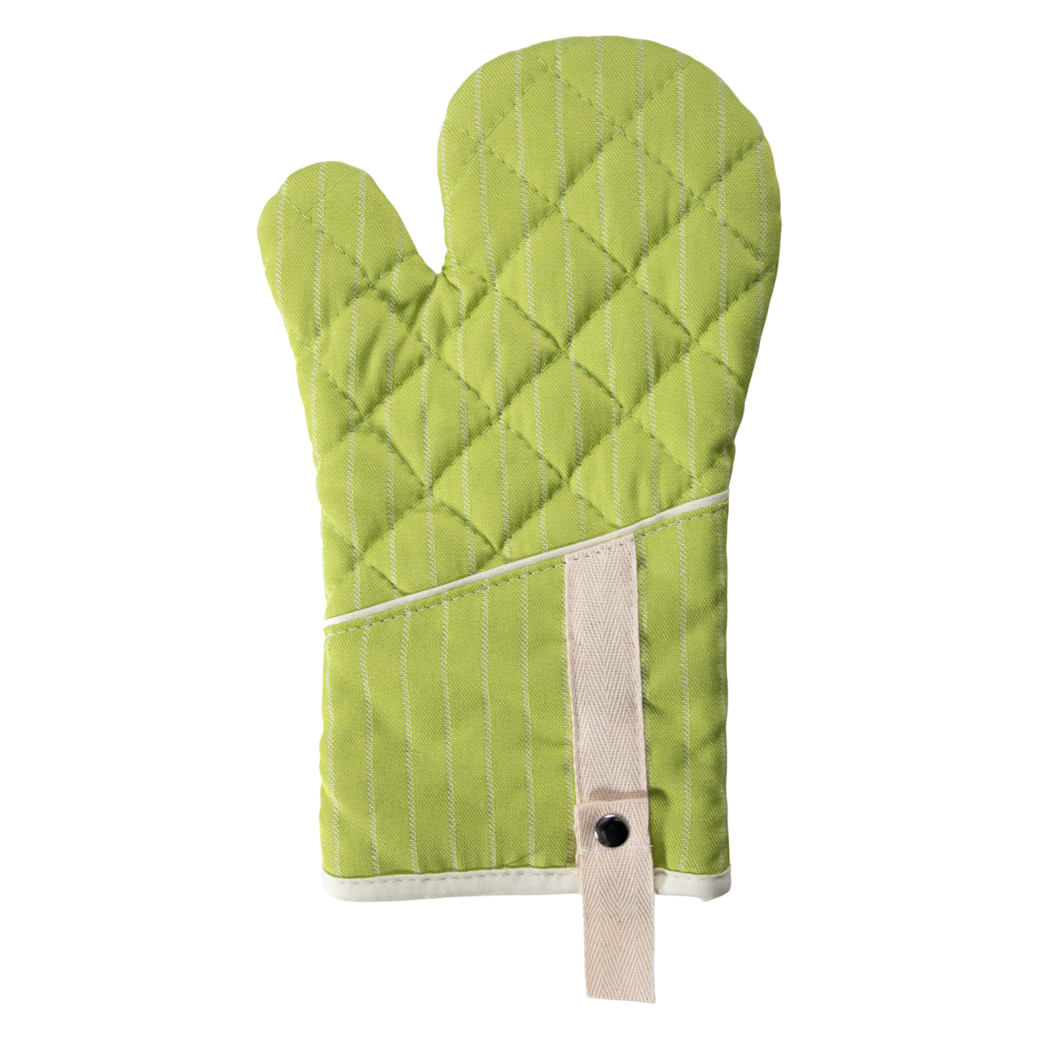 Ofenhandschuh (PSA) gestreift - Farbe anis