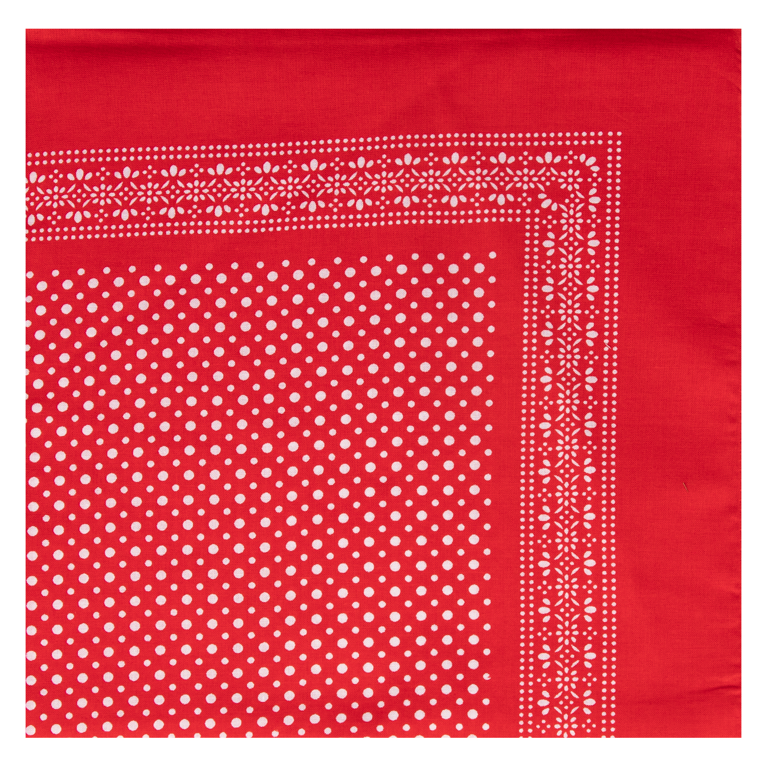 Nickytuch mit Pünktchen - Farbe rot