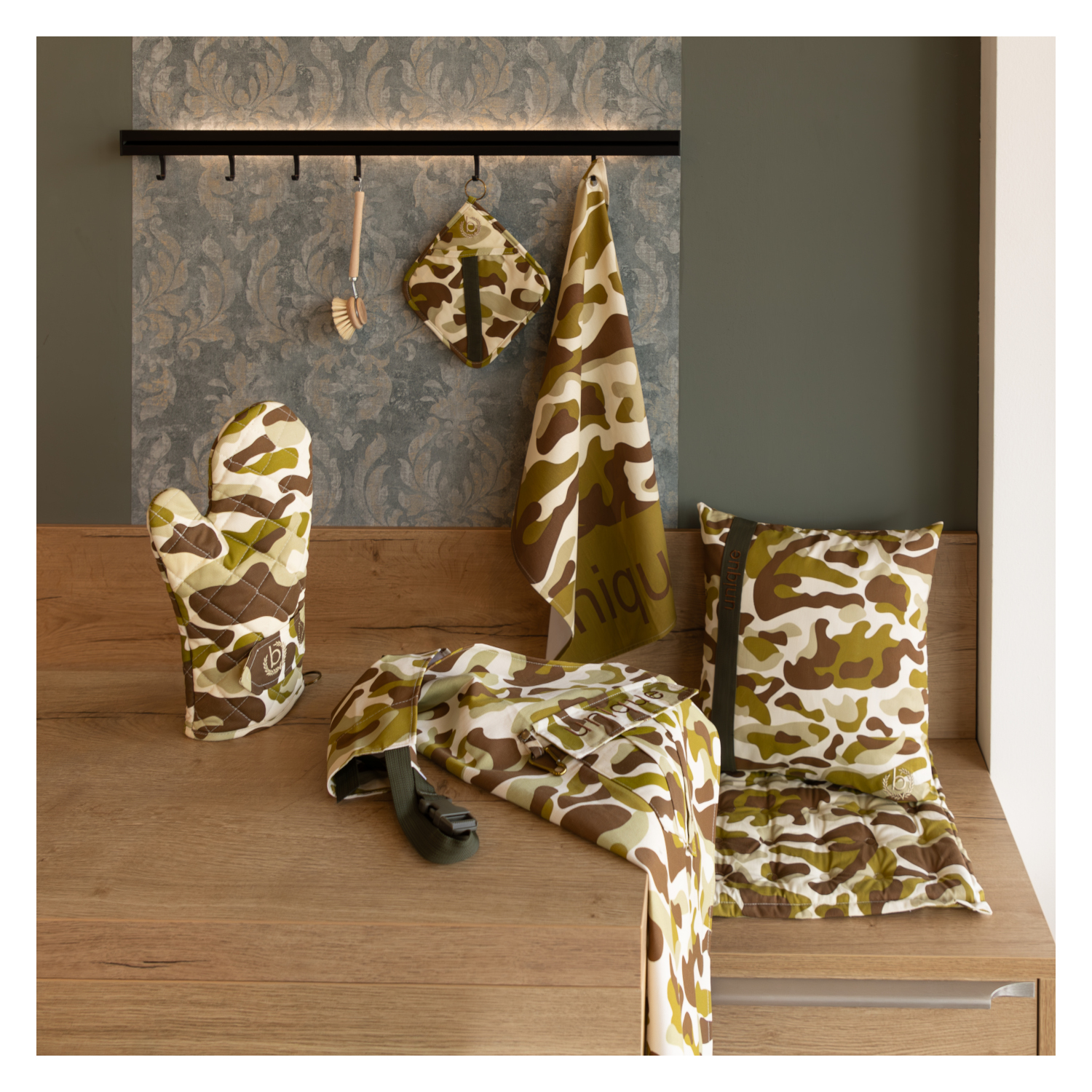 Geschirrtuch bedruckt - bugatti Camouflage