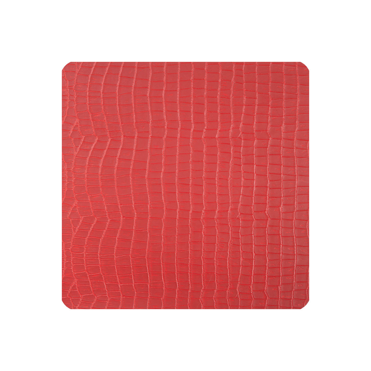 Glasuntersetzer 6er Pack Orinoco eckig - Farbe rot