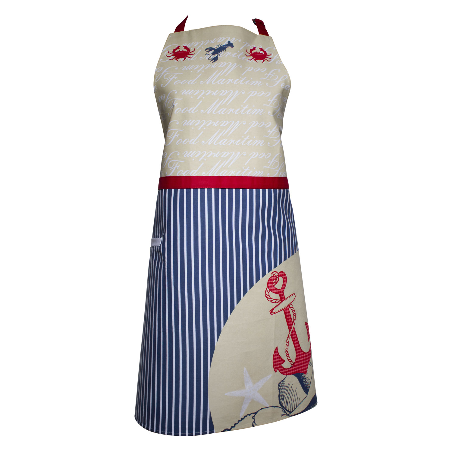 Kochschürze mit Tasche - Nautica
