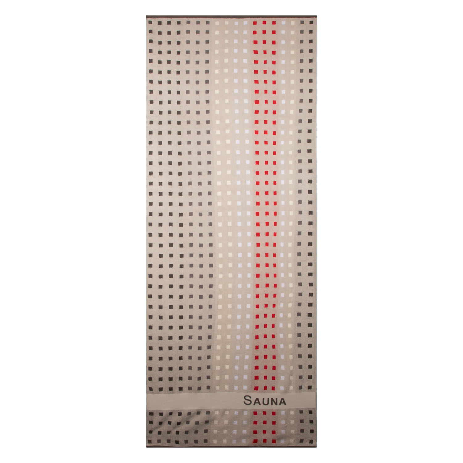 Saunatuch Gundby im Karo-Muster