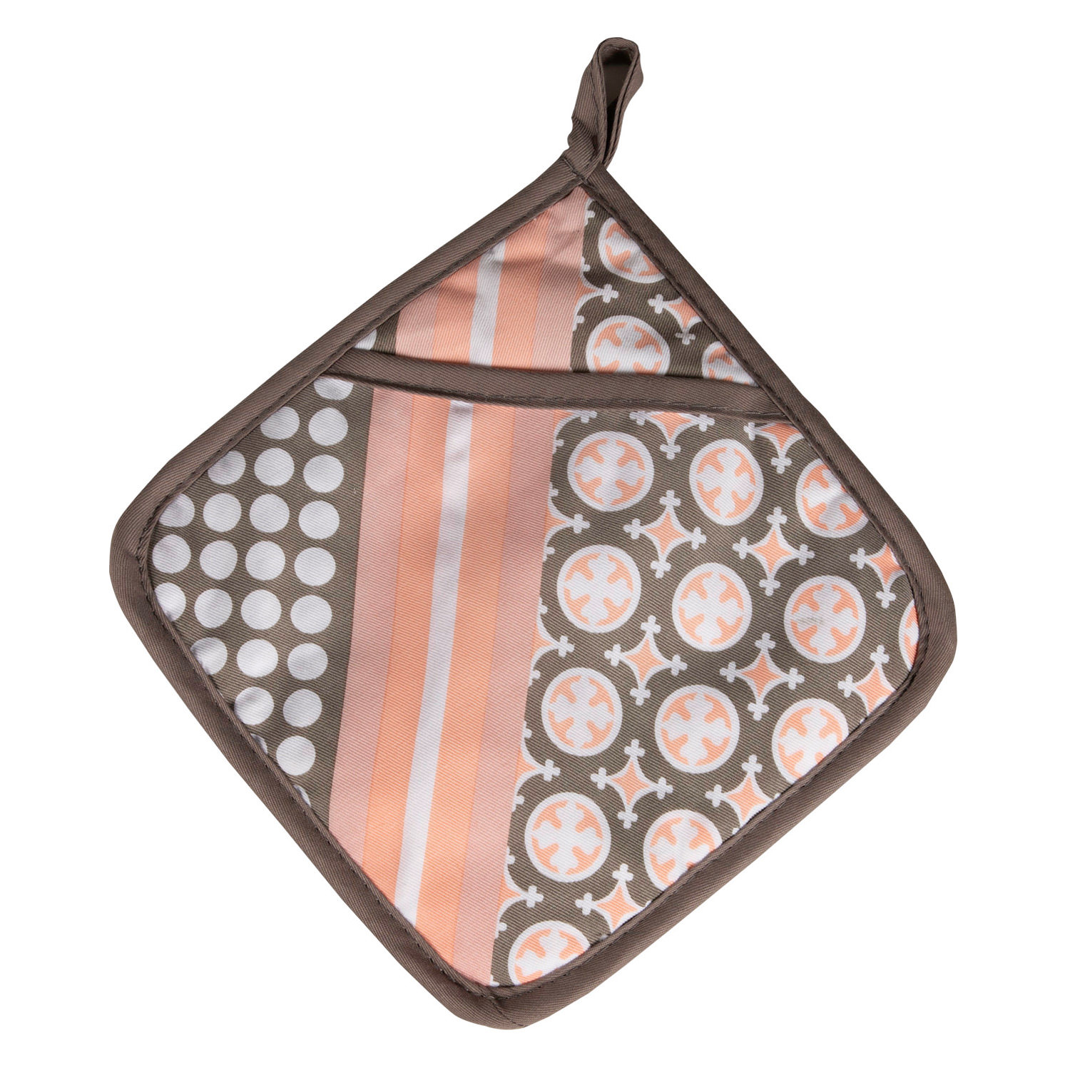 Topflappen mit Eingriff - Grafic (Küchengreifhilfe)