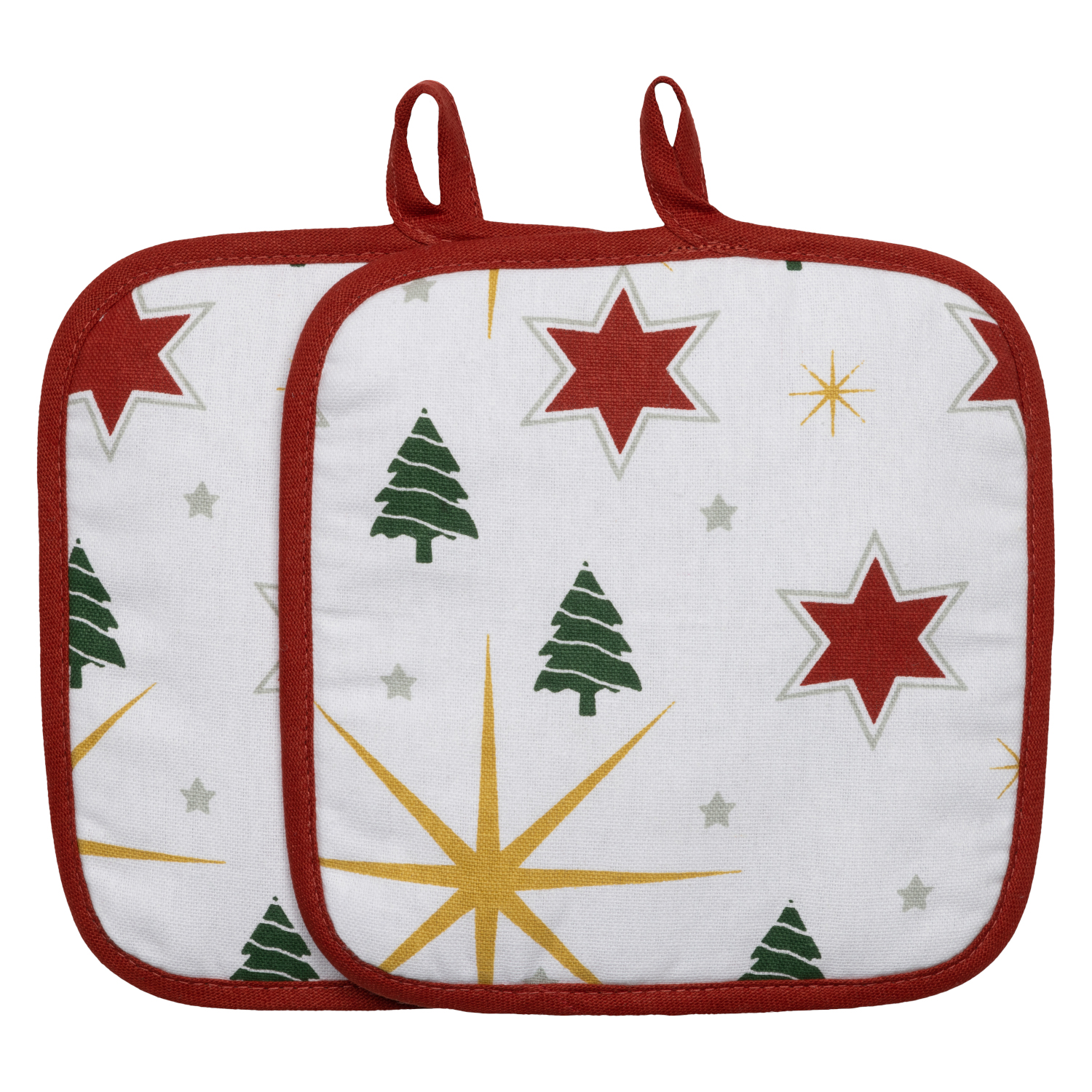 Topflappen 2er Pack X-Mas Edition - X-Mas Tree (Küchengreifhilfe)