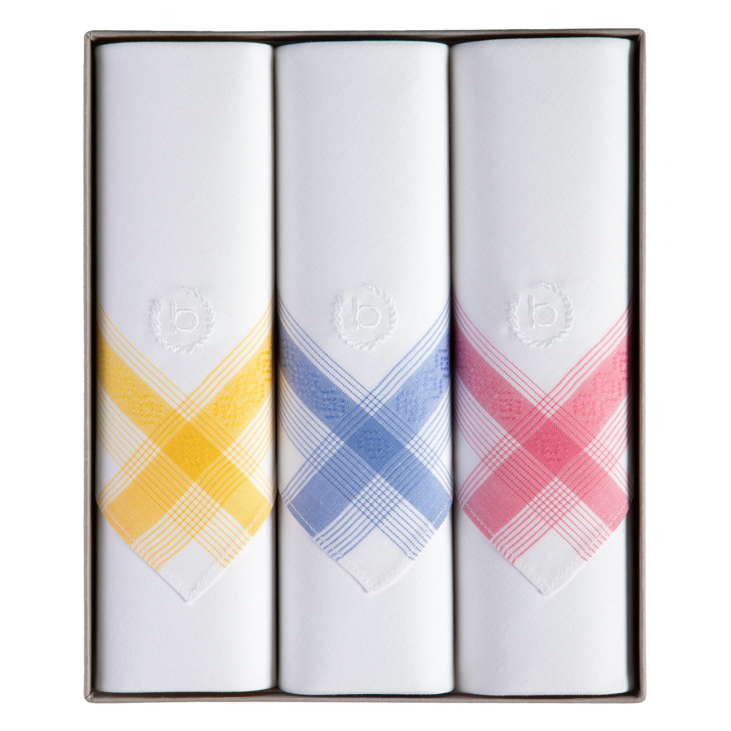 3er Packung bugatti Stofftaschentücher für Damen